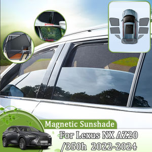 Curtain Window For Lexus NX 350H AZ20 2022 2023 2024 Magnetic Car Sunshade Uv Protection Sun Visor Blinds Summer Car Accessories