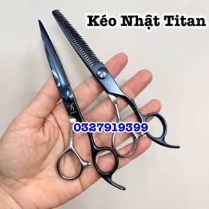 Titan Kéo Cắt Tỉa Tóc Nhật Titan S440C 6.0 Inch Cao Cấp Thép Nhật Không Gỉ Độ Cứng Trên 62HRC Chất Lượng Tốt