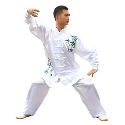 LUXERY Taiji Tai Chi Uniform Chinese Traditional Wushu Kung Fu Clothing Fashion Wing Chun Suit Martial Arts Suit Adult