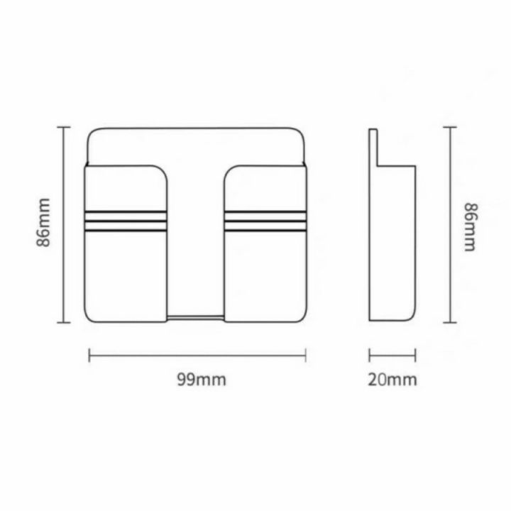 Holder%20Tempel%20Dinding%20Tempat%20Charger%20Hp%20Remote%20TV%20AC%20/%20Rak%20Cas%20Handphone%20Multifungsi%20-%20Image%208