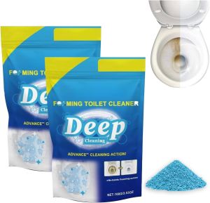 2 PCS Toilet Cleaner 2024 Upgrade Toilet Bowl Cleaner Toilet Cleaner Self Activating Miracle Powder for Toilet Bowl Cleaning Deep Cleaning