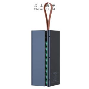 Box sạc dự phòng 24 cell pin 18650 C24 Sạc nhanh 22.5W và Sạc nhanh không dây 15W nam châm từ tính (Không gồm pin)