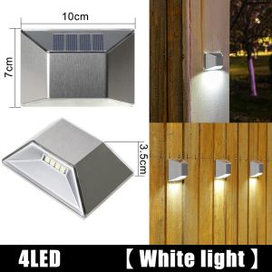 JeeYee 8LED IP65 Solar Lights Outdoor Waterproof Up And Down Luminous Wall Light Garden Stairs Fence Decoration Solar Panel Lamp