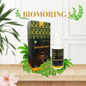BIOMORINGA 20ml | [Distributor Resmi 100% Original] Jamu Tetes Ekstak Daun Kelor Membantu Memelihara Kesehatan Daya Tahan Tubuh