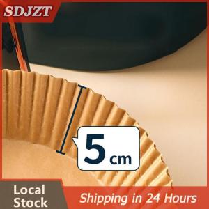 50pcs Air Fryer Disposable Paper Liners Basket Non-Stick Oil-Proof Baking Paper