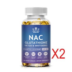 SNGHWE NAC N-acetylcysteine capsules for immune respiratory health antioxidant glutathione supplement Non-GMO gluten-free improved skin quality