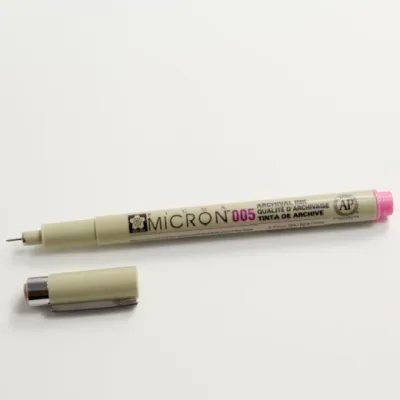 Sakura Pigma Micron 005 1.0mm Inks Water-based pigment ink Quick-drying ink No bleed-through thin paper