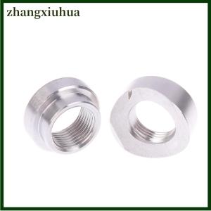 zhangxiuhua Oxygen Sensor Stainless Steels Bung Plug Nut Stepped Mounting Cap Kit Plug Nut Plug Wideband Nut Fitting Weld Bungs M18X1.5