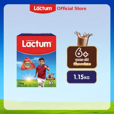 Lactum 6+ Chocolate Powdered Milk Drink for Children / Kids 6 Years Old and Above 1.15kg