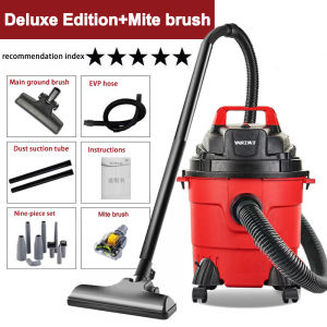 Vacuum Cleaner Household Powerful High-Power Barrel Suction Commercial Vacuum Cleaner Cylinder Dry And Wet Blowing Three-Use Vacuum Cleaner 1200W High Power Vacuum Cleaner For House Floor Sofa ﻿