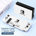 Hard น่ารัก Nintendo Switch Oled Case,ใหม่ Dockable สำหรับ Nintendo Switch V2 Skin Shell สำหรับ NS Switch Dock พร้อม Thumb Grip Cap. 