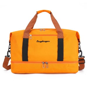 กระเป๋าเดินทางสั้นทริปที่มีช่องรองเท้าอิสระเปียกและแห้งแยกถุงสินค้า กระเป๋าเดินทางกันน้ำ