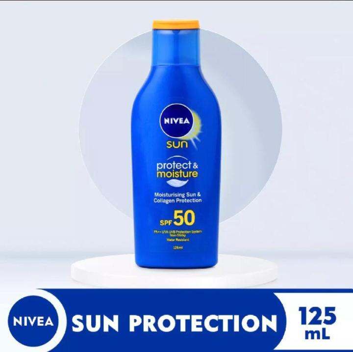 Nivea Sun Protect & Moisture Lotion with SPF 50 - 125ml/75ml | Lazada PH