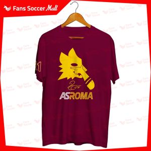 T-Shirt Dybala Mask AS Roma - FANS SOCCER - 100% Cotton - Baju Nobar Romanisti
