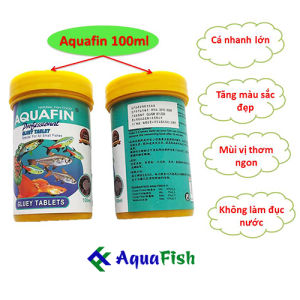 Thức ăn cho cá thủy sinh dạng viên dán Aquafin 100ml (cá nhanh lớn lên màu sắc đẹp)