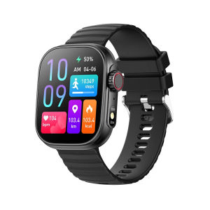 สำหรับ Xiaomi หัวเว่ยซัมซุง2.01นิ้วบลูทูธ S mart W atch ผู้ชายสนับสนุน100กีฬา2024ใหม่ผู้หญิงปุ่มหมุนกล่องนาฬิกาสมาร์ท