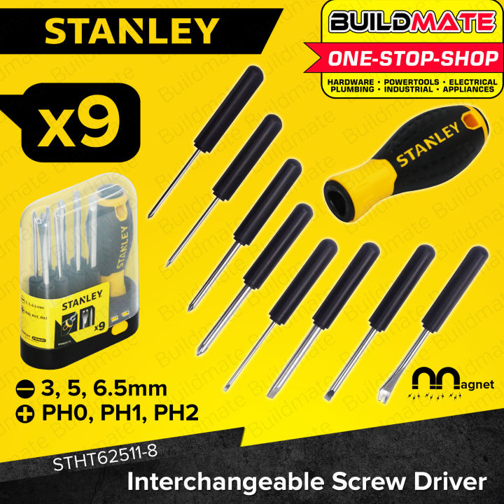 STANLEY 9 Way Interchangeable Screw Driver STHT62511-8 BUILDMATE - SHT ...