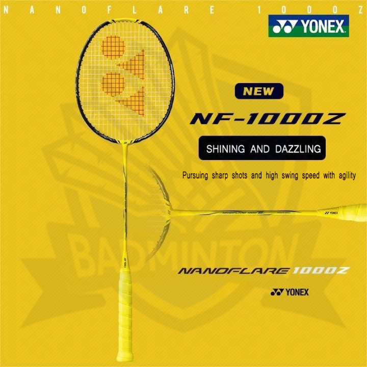 YONEX NANOFLARE 1000Z Badminton Racket Full Carbon Single 26-30Lbs ...