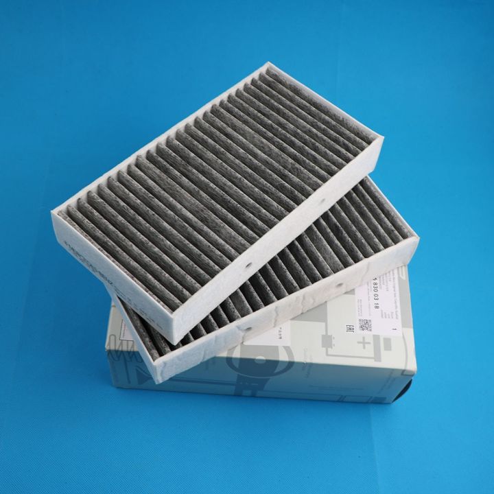 2Pcs Cabin Air Filter For Mercedes Benz X166 GLCLASS W166 GLECLASS