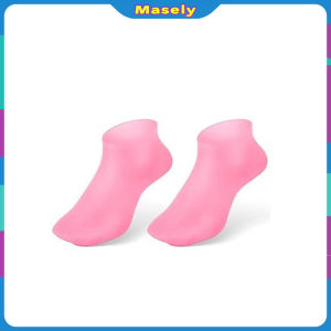Masely Silicone Moisturizing Gel Heel Socks Foot Care Socks Soft and Comfortable