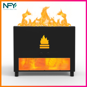 The New 200ml Flame Humidifier Household Bedroom Silent Atmosphere Lamp Usb Portable Aromatherapy Diffuser