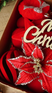 1 Box Christmas Ball Ornament Christmas Tree Decorations Shatterproof Hanging Ball For Indoor Outdoor Holiday Decoration