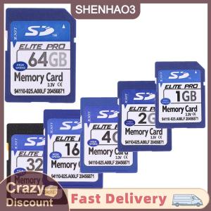 【SHENHAO3】 SD Card 1GB 2GB 4GB 8GB 16GB 32GB 64GB Secure Digital Flash Memory Card
