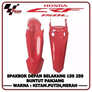 SPAKBOR SET DEPAN BELAKANG CRF 150L 150 L 250 MOTOR TRAIL CROSS SUPER MOTO SUPERMOTO DIRTBIKE PNP