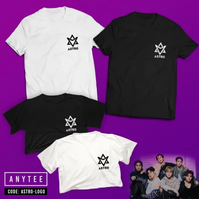 Astro Logo 2021 Kpop Merch T-shirt Unisex and Croptop ( Anytee )