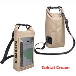 Tas Waterproof Anti air 2Lt dry Bag storage untuk smartphone touch screen