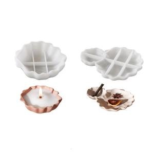 Silicone vỏ khuôn Khay cho nhựa Epoxy castes giá đĩa lưu trữ nhà các dự án thủ công Nguồn cung cấp