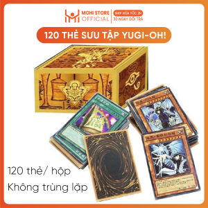 (FULL BOX) Thẻ nhân phẩm anime pack thẻ Yugi-oh (1 hộp 120 lá )
