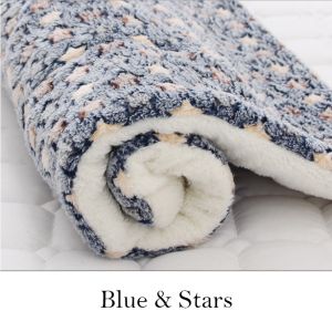 Bed Mat Dog Cat Soft Flannel Thick Sleeping Bed Washable  Mat Cushion for Dogs