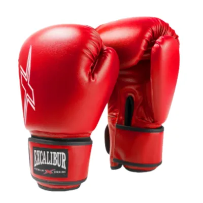 Excalibur Challenger PVC Boxing Gloves – Blue / Red