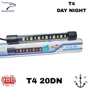 Lampu LED Celup 3 Mode Aquarium T4 Rosston Day & Night view 20 30 40 50 60 cm