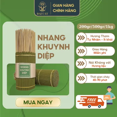 1KG Nhang Khuynh Diệp ĐẠI CÁT Nhang Sạch Cao Cấp Hương Thơm Thanh Mát Thanh Lọc Không Gian
