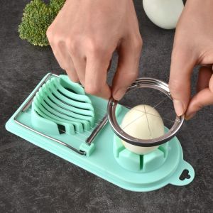 304 Stainless Steel Multifunctional Fruite Egg Cutter Cutting Egg Slicers Wire Kitchen Accessories