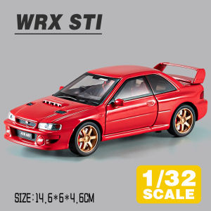 LEO 1:32 Subaru Impreza STi Diecast Model Car Alloy Cars Toys Collection Gift For Kids Boy Girl