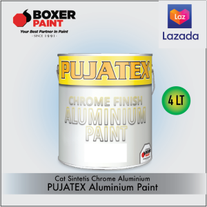 Cat Sintetis Silver Chrome Aluminium PUJATEX Aluminium Finish (4 LT)