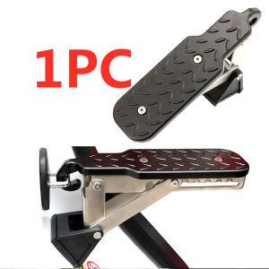 Multifunction Foldable Car Roof Rack Step Car Door Step Universal Latch Hook Auxiliary Foot Pedal Aluminium Alloy Safety Hammer
