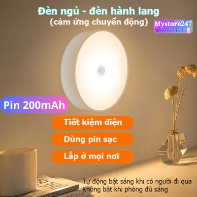 Đèn Cảm Biến Chuyển Động Đèn Led Thông Minh Phát Hiện Chuyển Động Vào Ban Đêm Dán Tường Không Dây Góc Cảm Ứng Rộng Thích Hợp Cho Mọi Không Gian