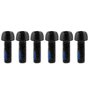 MUQZI Stainless Steel Bicycle Handlebar Screws Titanium-plated M6 Bike Handle in Bolts Bicycle Stem Screw Fix Bolt Bicycle Disc Brake Caliper Bolt Bike Handlebar