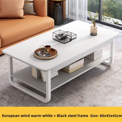 Minimalist Furniture Tea Coffee Center Table Storage Shelf 60cmx40cm 100cmx50cm 120cmx60cm