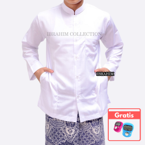 Jasko Koko Semi Jas Bordir Terompah Lengan Panjang Katun