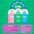 Dung dịch vệ sinh phụ nữ CHILLY PROTECT Xanh Dương/ chai 200ML Made in Italy - làm sạch , dưỡng ẩm ngăn mùi hiệu quả SHC. 