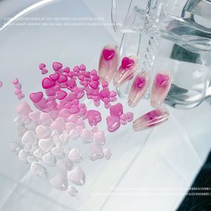 Charm tim đính móng đổi màu khi ra ánh sáng - Siêu HOT - TGN947