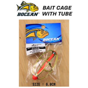 BOCEAN Bait Cage With Tube Bomb Spring Umpan Dedak Pallet Fishing Bomb