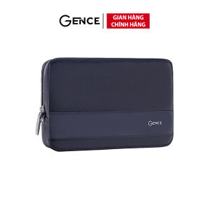 Túi Đeo Chéo Ví Da Nam Cầm Tay GENCE TC01 Chất Liệu Da Bò Cao Cấp Màu Xanh Navy