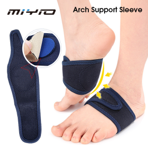 MIYIO 1Pair Orthotic Insoles Pads Arch Support Sleeves Plantar Fasciitis Heel Spurs Foot Care Flat Feet Relieve Pain Sleeve Socks