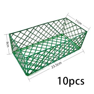 10pcs Foam Flower Holders Rectangular Floral Foam Cage For Wedding Party Holiday Decor